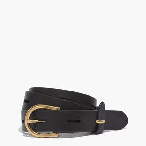 Madewell Black Leather Belt